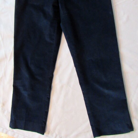 AMINA RUBINACCI Napoli Women's Pants Velour Cotton Black ,IT 44, made in Italy - Picture 7 of 7